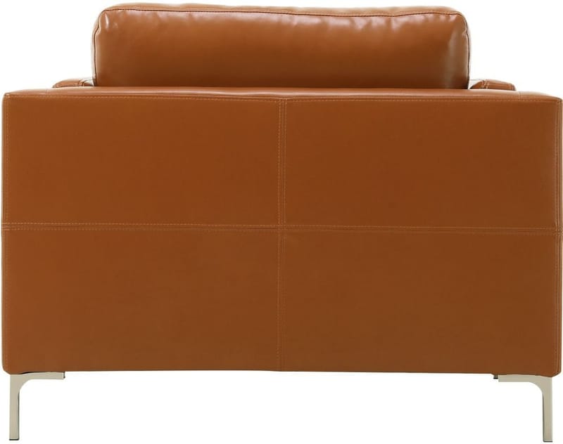 Fåtölj cognacs färgat konstläder - Cansas - Cognac - Products - Möbler - Fåtölj & stolar - Fåtölj - Clubfåtölj