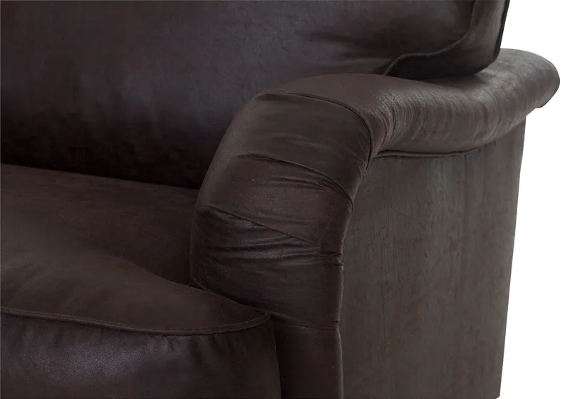 Fåtölj Howard brun klädsel - Watford, Vintagebrun