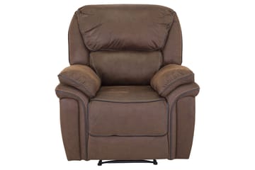 Reclinerfåtölj brun (Mikrofiber) - Riverdale - Brun - Products - Möbler - Fåtölj & stolar - Fåtölj - Biofåtölj & reclinerfåtölj