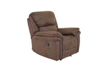 Reclinerfåtölj brun (Mikrofiber) - Riverdale - Brun - Products - Möbler - Fåtölj & stolar - Fåtölj - Biofåtölj & reclinerfåtölj
