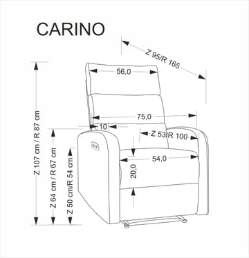 Reclinerfåtölj elektrisk - Ljusbeige - Ljusbeige - Products - Möbler - Fåtölj & stolar - Fåtölj - Biofåtölj & reclinerfåtölj