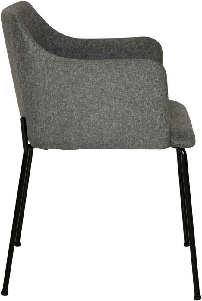 Faron karmstol - Grå/svart - Grå/svart - Products - Möbler - Fåtölj & stolar - Karmstol