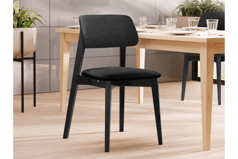 Ferrara Matstol - Svart - Products - Möbler - Fåtölj & stolar - Matstol & köksstol