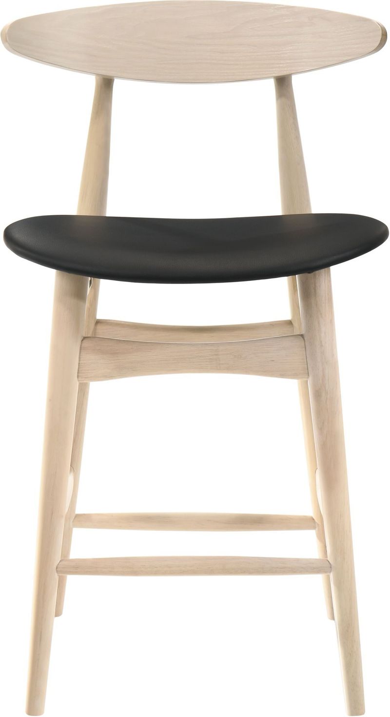 Florence barstol whitewash - Sitthöjd 69 cm, Whitewash/svart