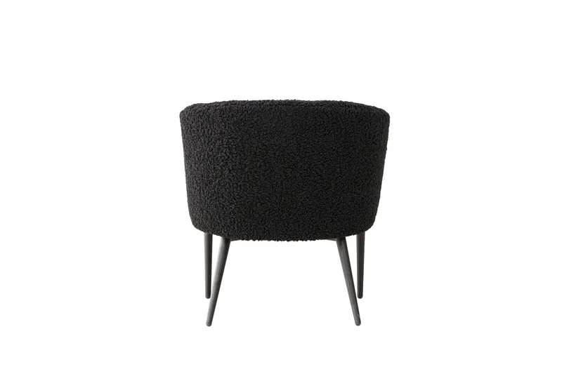 Fluffy Fåtölj - Svart - Products - Möbler - Fåtölj & stolar - Fåtölj
