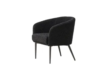 Fluffy Fåtölj - Svart - Products - Möbler - Fåtölj & stolar - Fåtölj