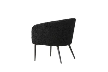 Fluffy Fåtölj - Svart - Products - Möbler - Fåtölj & stolar - Fåtölj