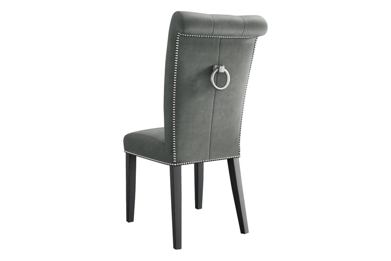 Garvin Matstol - Grå/Svart - Products - Möbler - Fåtölj & stolar - Matstol & köksstol