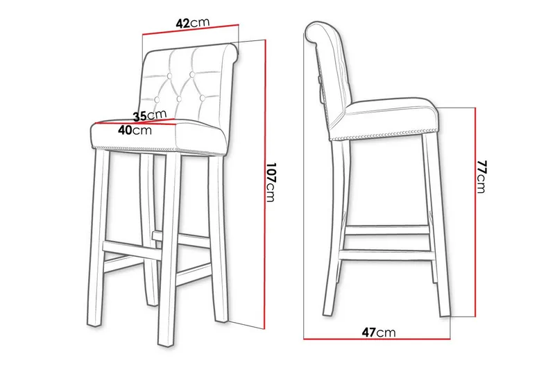 Glenarm Barstol - Products - Möbler - Fåtölj & stolar - Barstol & barpall