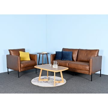 Kingsley fåtölj - Brunt ecoläder - cognac - Products - Möbler - Fåtölj & stolar - Fåtölj