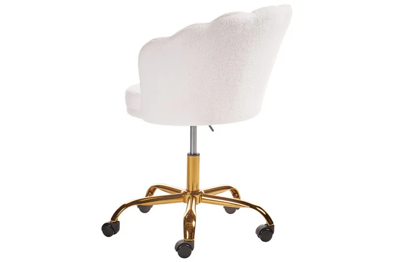 Kontorsstol Monticello Vitt/guld/svart - Vitt/guld/svart - Products - Möbler - Fåtölj & stolar - Kontorsstol & skrivbordsstol