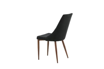 Leone Matstol - Svart/Brun - Products - Möbler - Fåtölj & stolar - Matstol & köksstol