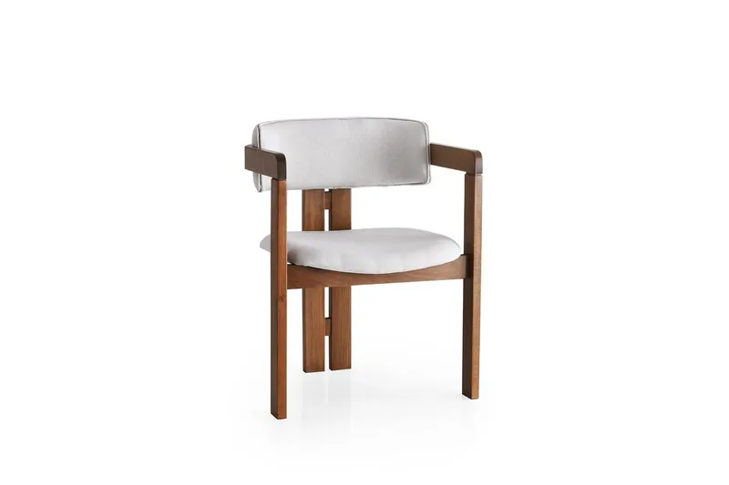 Mamuna Karmstol - Valnöt - Products - Möbler - Fåtölj & stolar - Karmstol