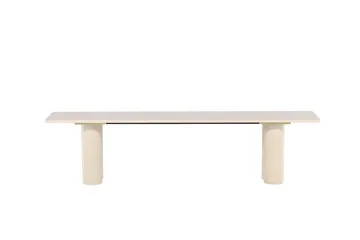 Matbänk Olivia 40x180x45 cm - Vit - Products - Möbler - Fåtölj & stolar - Sittbänk