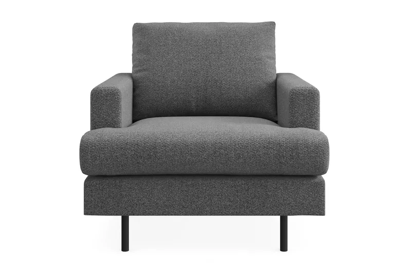 Menard Compact Fåtölj - Mörkgrå - Products - Möbler - Fåtölj & stolar - Fåtölj