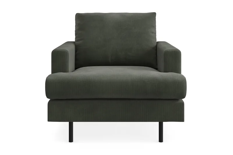Menard Compact Fåtölj - Mörkgrön - Products - Möbler - Fåtölj & stolar - Fåtölj