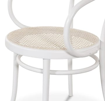 No 30 Karmstol med rottingsits - Vit/Rotting - vit/rotting - Products - Möbler - Fåtölj & stolar - Karmstol