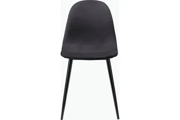 Oktoos Matstol - Antracit/Svart - Products - Möbler - Fåtölj & stolar - Matstol & köksstol