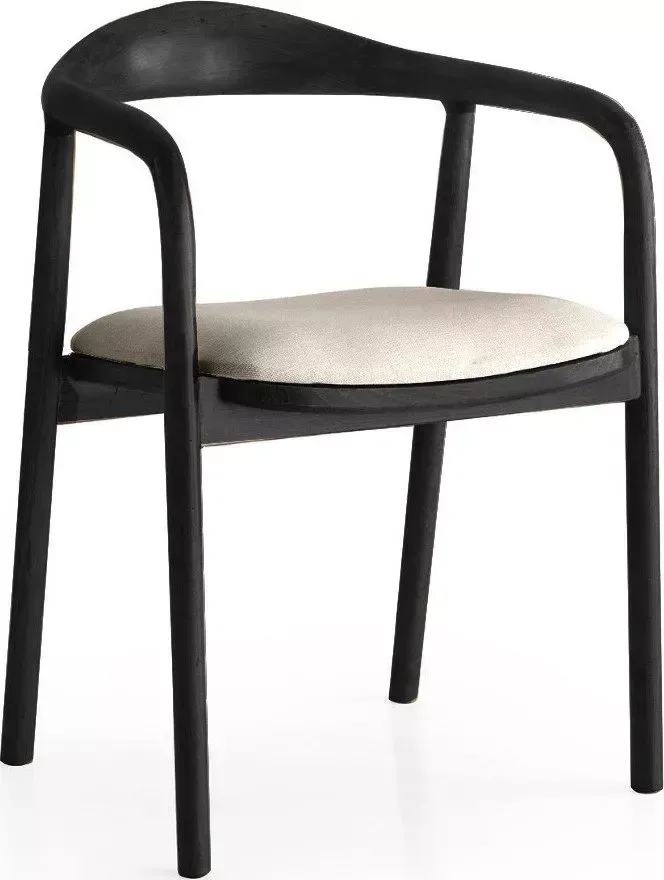 Padre matstol - Ljusgrå/svart, Ljusgrå/svart