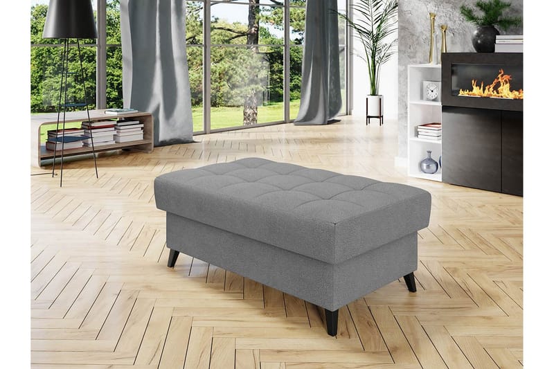 Amshyttan Fotpall 106 cm - Grå - Products - Möbler - Fåtölj & stolar - Pall & puff - Fotpallar