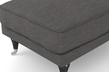Andrew Fotpall - Mörkgrå/Krom - Products - Möbler - Fåtölj & stolar - Pall & puff - Fotpallar