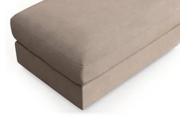 Arken Lyx Rektangulär Fotpall i Tyg - Beige - Products - Möbler - Fåtölj & stolar - Pall & puff - Fotpallar