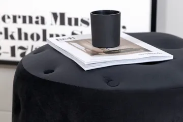 Benjamin Sittpuff - Svart - Products - Möbler - Fåtölj & stolar - Pall & puff - Sittpuff