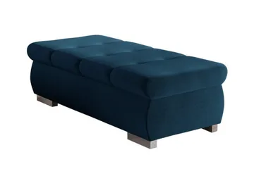 Cerys Fotpall 60 cm - Blå - Products - Möbler - Fåtölj & stolar - Pall & puff - Fotpallar