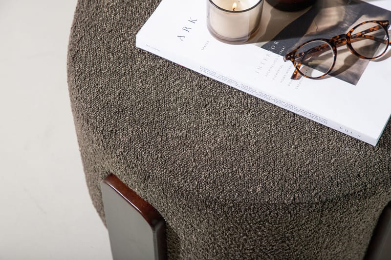 Coffey Sittpuff - Mörkgrå - Products - Möbler - Fåtölj & stolar - Pall & puff - Sittpuff