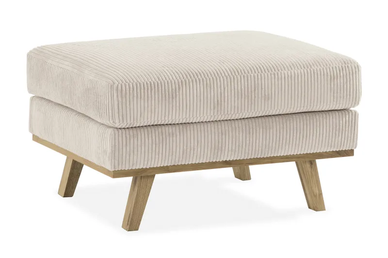Copenhagen Fotpall Manchester - Beige - Products - Möbler - Fåtölj & stolar - Pall & puff - Fotpallar