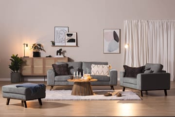 Copenhagen Fotpall Manchester - Grå - Products - Möbler - Fåtölj & stolar - Pall & puff - Fotpallar