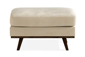 Copenhagen Fotpall Sammet - Beige - Products - Möbler - Fåtölj & stolar - Pall & puff - Fotpallar