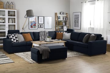 Crazy Fotpall med Förvaring 120x50 - Mörkblå - Products - Möbler - Fåtölj & stolar - Pall & puff - Fotpallar