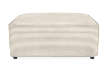 Cubo 1-sits  Rektangulär Fotpallsmodul i Manchester 80 cm bred - Beige - Products - Möbler - Fåtölj & stolar - Pall & puff - Fotpallar