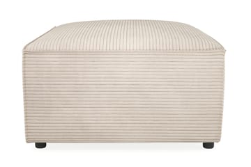 Cubo 1-sits  Rektangulär Fotpallsmodul i Manchester 80 cm bred - Beige - Products - Möbler - Fåtölj & stolar - Pall & puff - Fotpallar