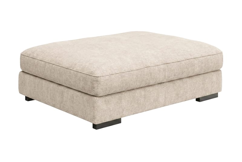 Dubai Fotpall i Tyg - Beige - Products - Möbler - Fåtölj & stolar - Pall & puff - Fotpallar