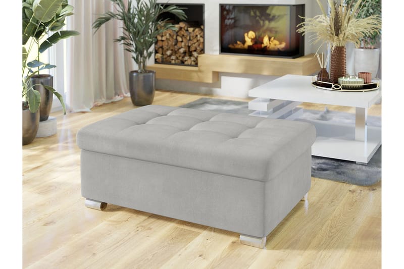 Dynir Fotpall 70 cm - Ljusgrå - Products - Möbler - Fåtölj & stolar - Pall & puff - Fotpallar