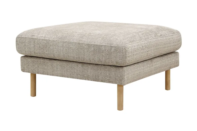Florenz Fotpall - Grå/Beige - Products - Möbler - Fåtölj & stolar - Pall & puff - Fotpallar