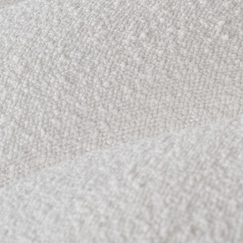 Fotpall Bill Bullig i Bouclé - Beige - Products - Möbler - Fåtölj & stolar - Pall & puff - Fotpallar