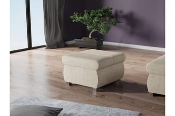Gamal Fotpall 60 cm - Beige - Products - Möbler - Fåtölj & stolar - Pall & puff - Fotpallar