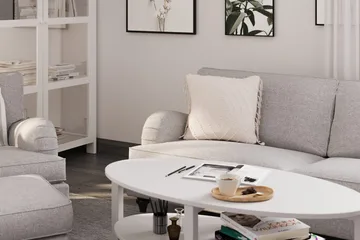 Howard Classic Fotpall - Grå - Products - Möbler - Fåtölj & stolar - Pall & puff - Fotpallar