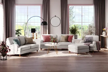 Howard Lyx Fotpall - Products - Möbler - Fåtölj & stolar - Pall & puff - Fotpallar
