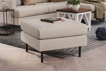 Menard Compact Fotpall 68 cm - Beige - Products - Möbler - Fåtölj & stolar - Pall & puff - Fotpallar