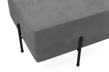 Menard Compact Sittpuff 60 cm Kvadratisk - Grå - Products - Möbler - Fåtölj & stolar - Pall & puff - Sittpuff