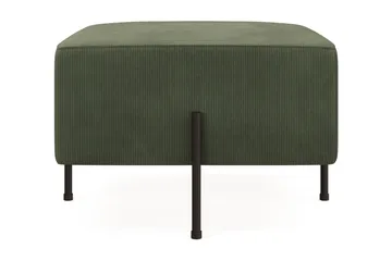 Menard Compact Sittpuff 60 cm Kvadratisk - Grön - Products - Möbler - Fåtölj & stolar - Pall & puff - Sittpuff
