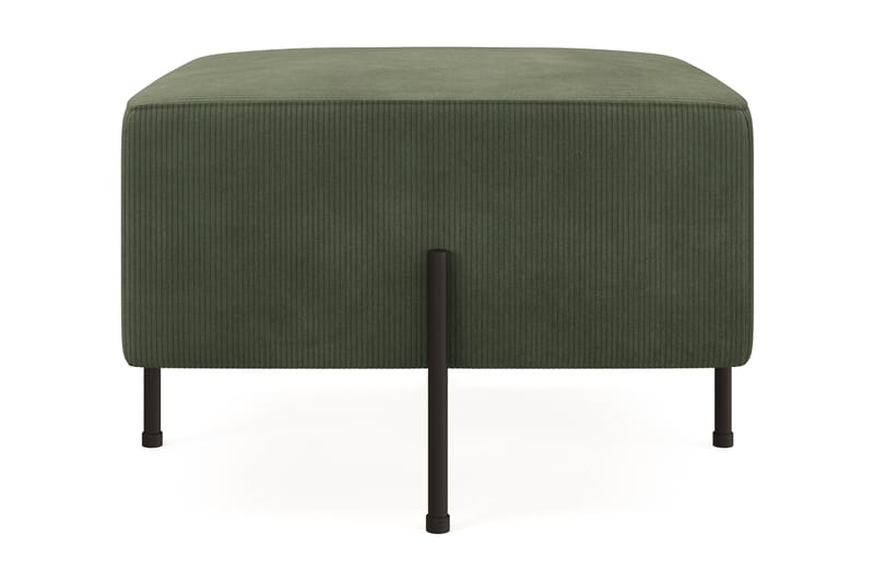 Menard Compact Sittpuff 60 cm Kvadratisk - Grön - Products - Möbler - Fåtölj & stolar - Pall & puff - Sittpuff