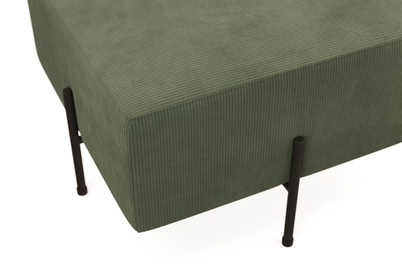 Menard Compact Sittpuff 60 cm Kvadratisk - Grön - Products - Möbler - Fåtölj & stolar - Pall & puff - Sittpuff