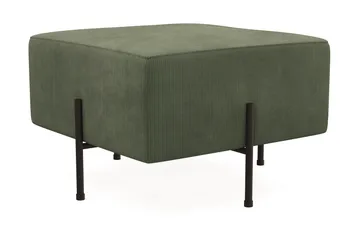 Menard Compact Sittpuff 60 cm Kvadratisk - Grön - Products - Möbler - Fåtölj & stolar - Pall & puff - Sittpuff