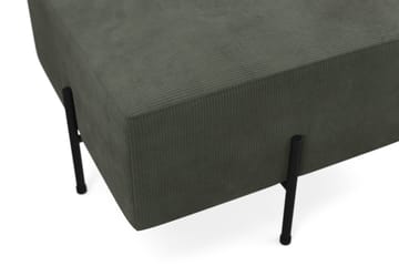Menard Compact Sittpuff 60 cm Kvadratisk - Mörkgrön - Products - Möbler - Fåtölj & stolar - Pall & puff - Sittpuff