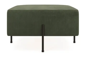 Menard Compact Sittpuff 70 cm Kvadratisk - Grön - Products - Möbler - Fåtölj & stolar - Pall & puff - Sittpuff